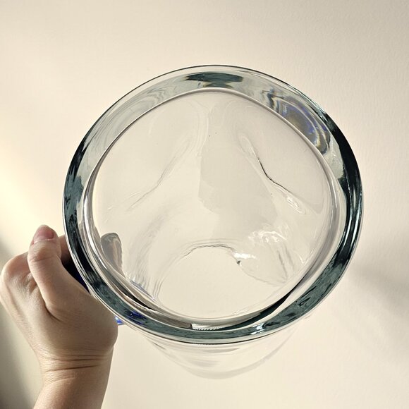 Crisa "Impressions" Glass Carafe Pitcher or Vase - Picture 7 of 7